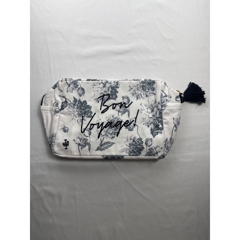 Lollia - Black and White‎ Floral Travel Pouch